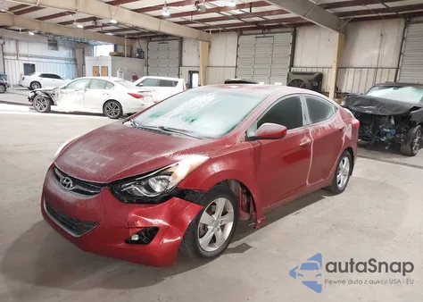 2013 Hyundai Elantra Gls from USA, damaged, VIN 5NPDH4AE2DH318495